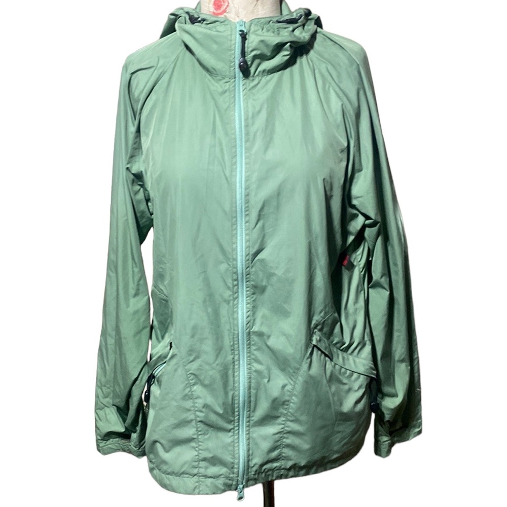 Woolrich green women outdoor wind jacket
